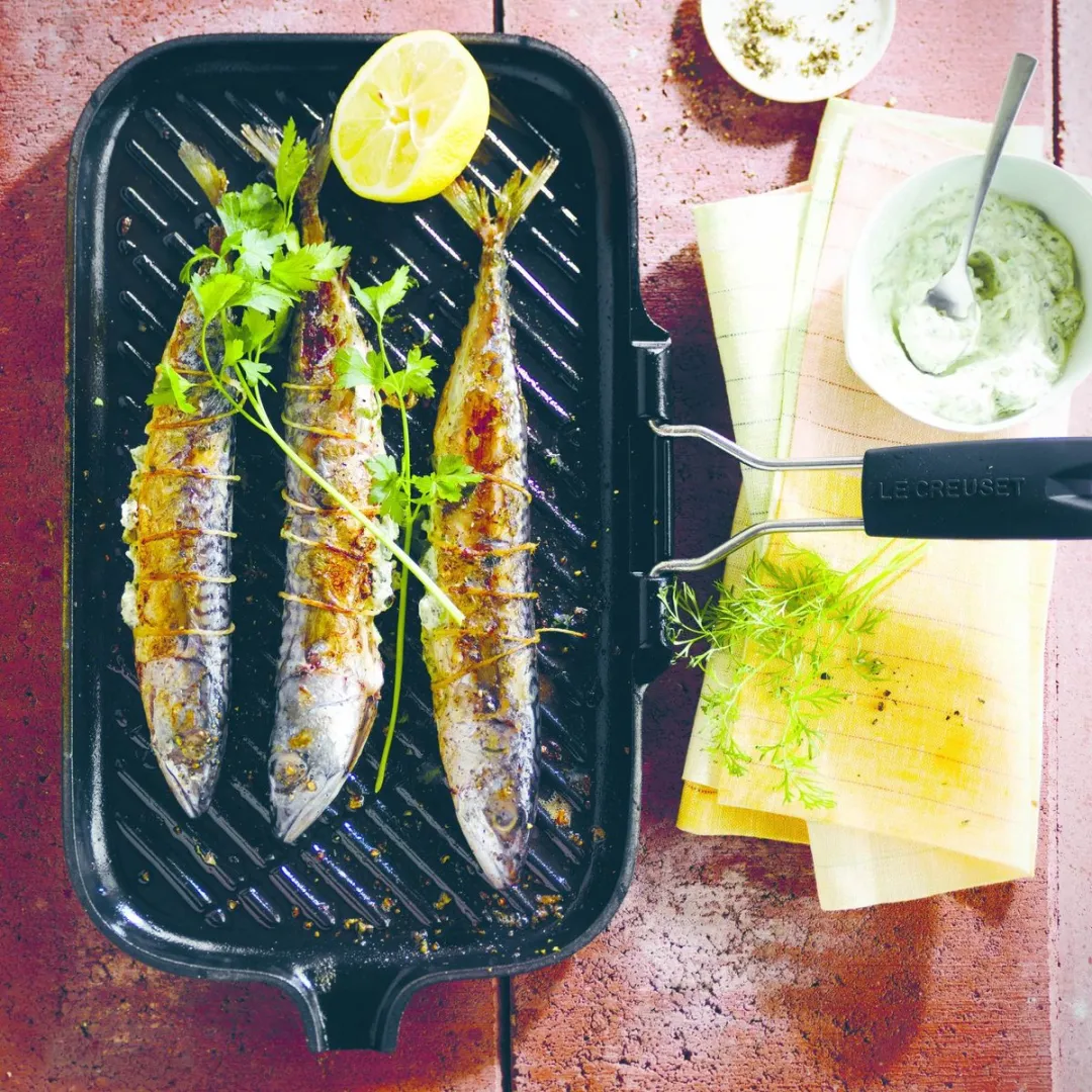 Le Creuset Grillplaat Tradition 36x25cm - Zwart