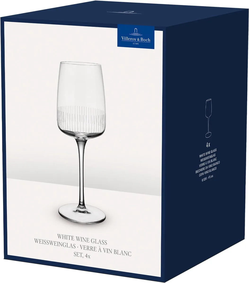 Villeroy & Boch Afina Weißweingläser Set - 4 Stuks