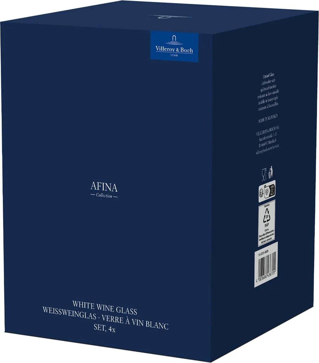 Villeroy & Boch Afina Weißweingläser Set - 4 Stuks