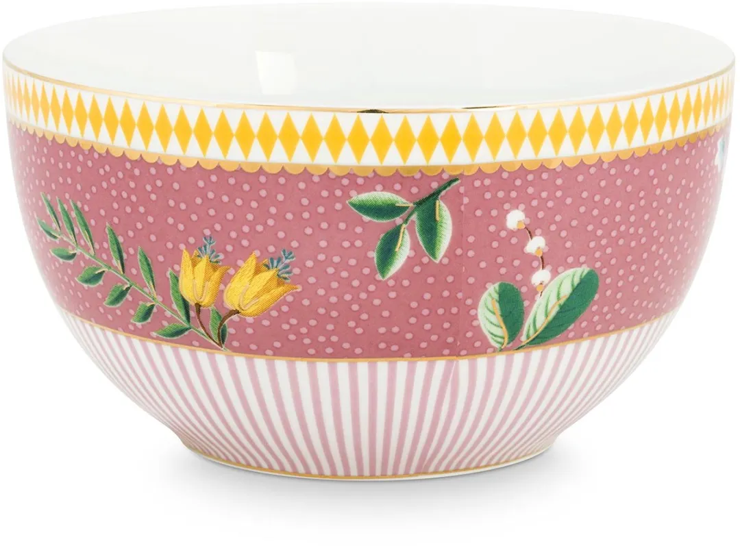 vtwonen Pip Studio La Majorelle Kommen - Ontbijtkom 12cm - Roze - 6 Stuks