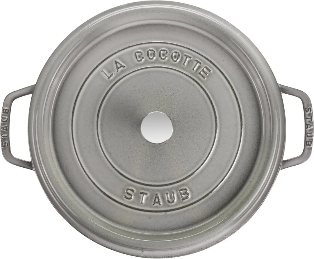Staub Braadpan Ø30cm - Grafietgrijs - afbeelding 4 van 6