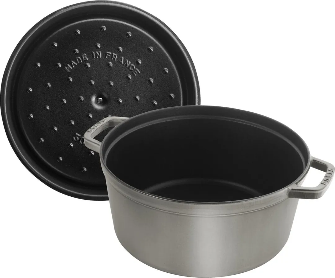 Staub Braadpan Ø30cm - Grafietgrijs - afbeelding 6 van 6
