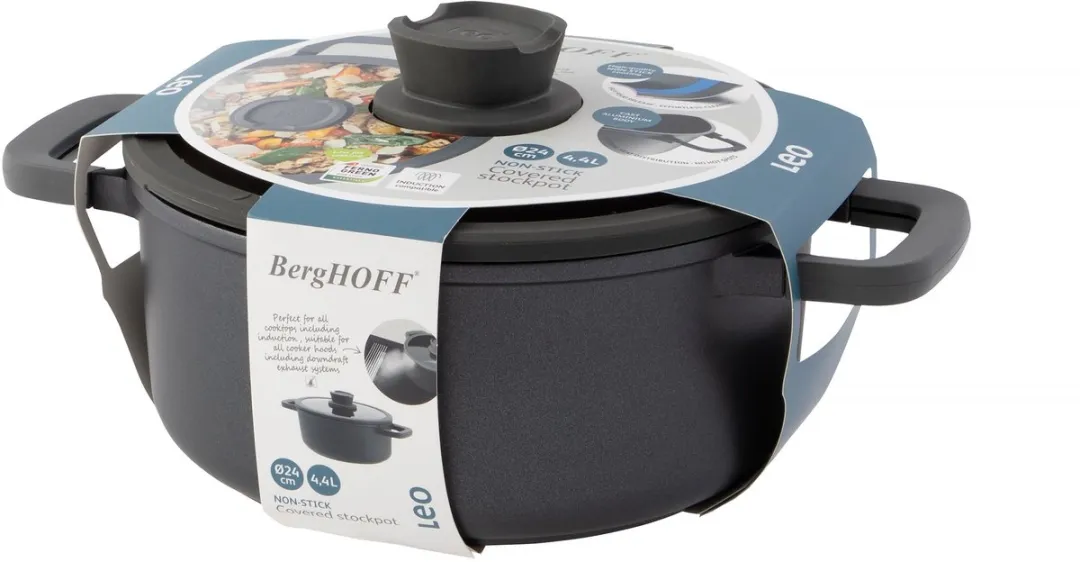 BergHOFF Kookpot Stone 24cm - 4.4L - Zwart
