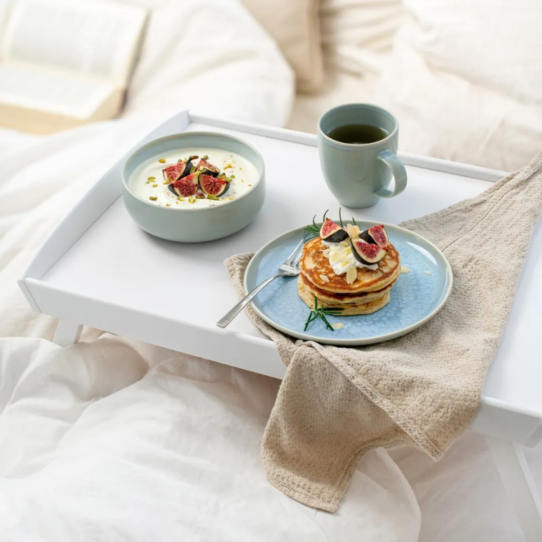 Villeroy & Boch Crafted Frühstücksteller - Ø21cm - Turkoois - 6 Stuks
