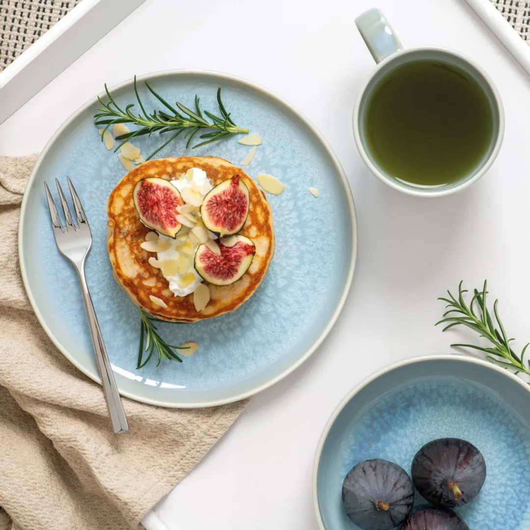 Villeroy & Boch Crafted Frühstücksteller - Ø21cm - Turkoois - 6 Stuks