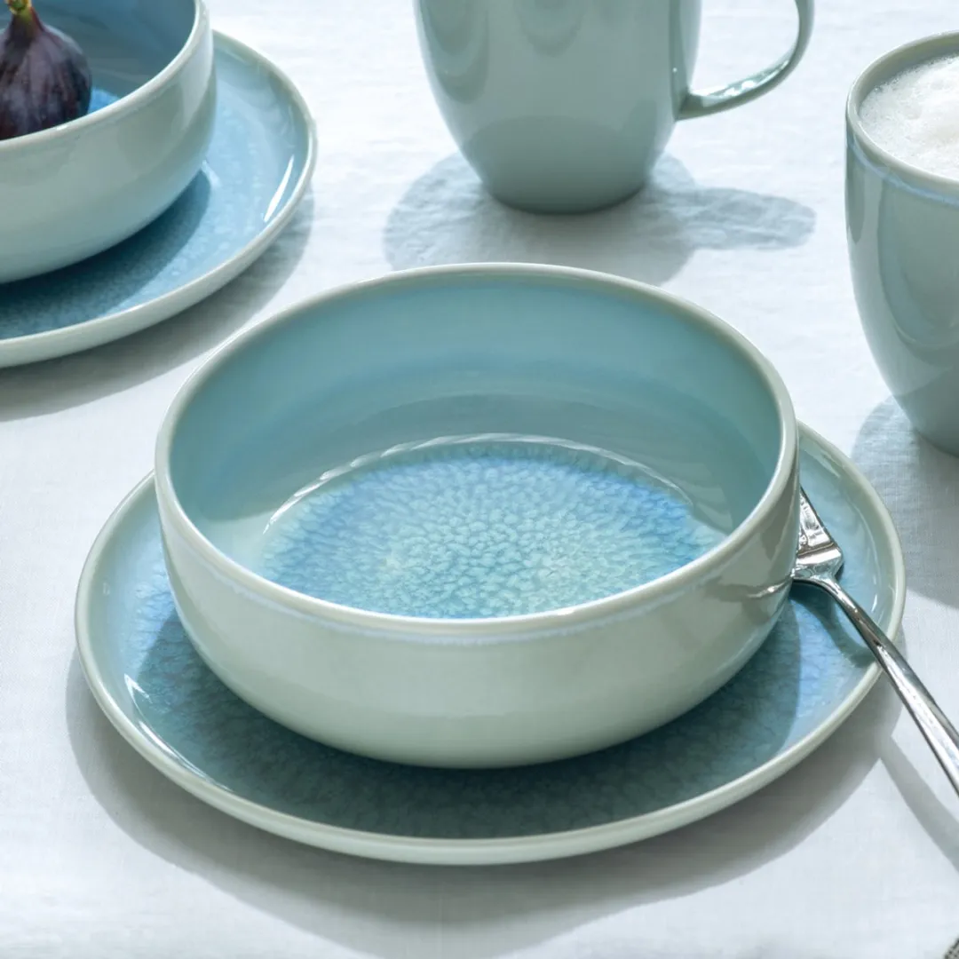 Villeroy & Boch Crafted Frühstücksteller - Ø21cm - Turkoois - 6 Stuks