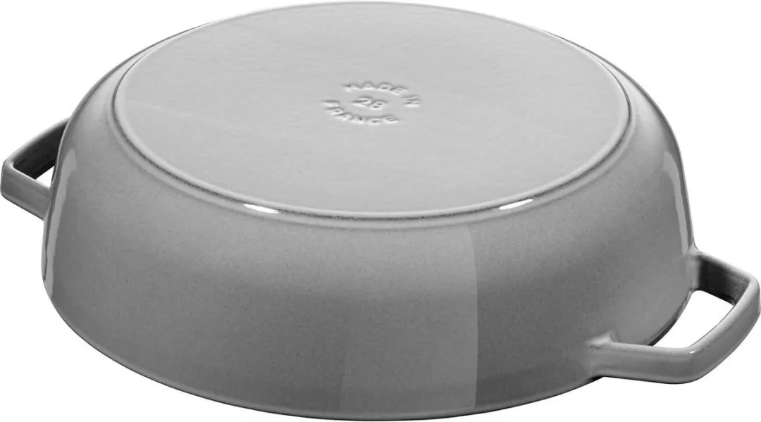 Staub Hapjespan Chistera Grafietgrijs 24cm - afbeelding 6 van 6