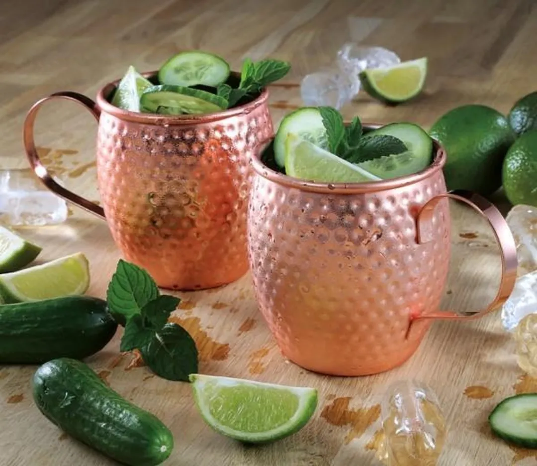 Cilio Moscow Mule Beker 0,5L - Koper - Gehamerd