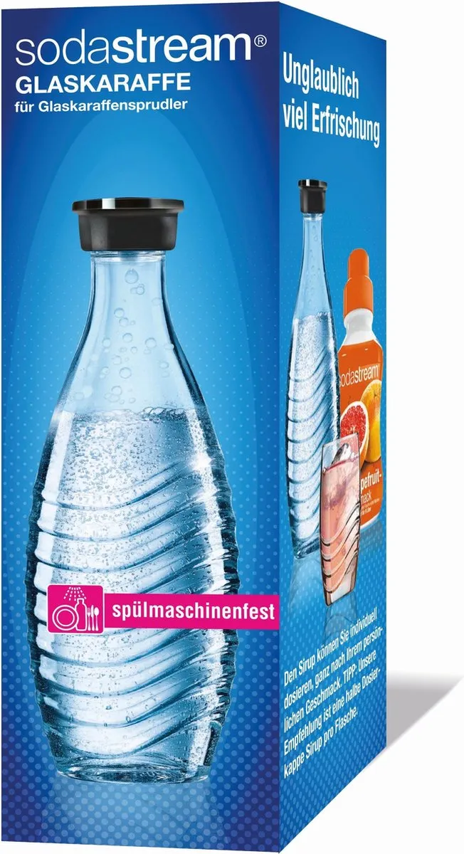 SodaStream Glazen Karaf 0.6L - Transparant