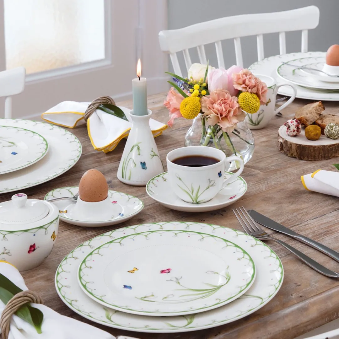 Villeroy & Boch Colourful Spring Ontbijtbord 22cm - Wit