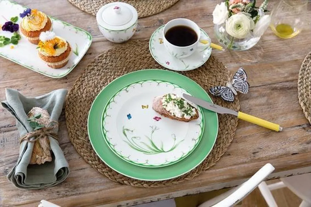 Villeroy & Boch Colourful Spring Ontbijtbord 22cm - Wit