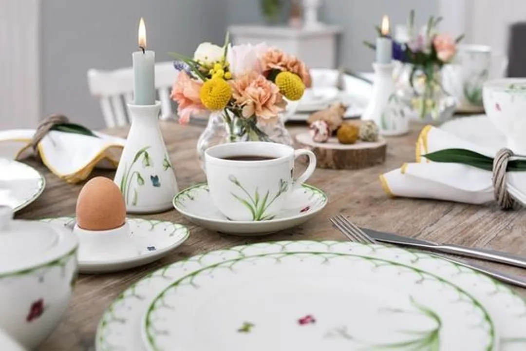 Villeroy & Boch Colourful Spring Ontbijtbord 22cm - Wit