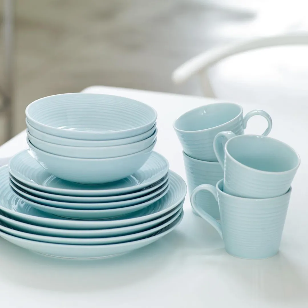 Royal Doulton Maze Gordon Ramsay Serviesset 12-delig - Licht blauw