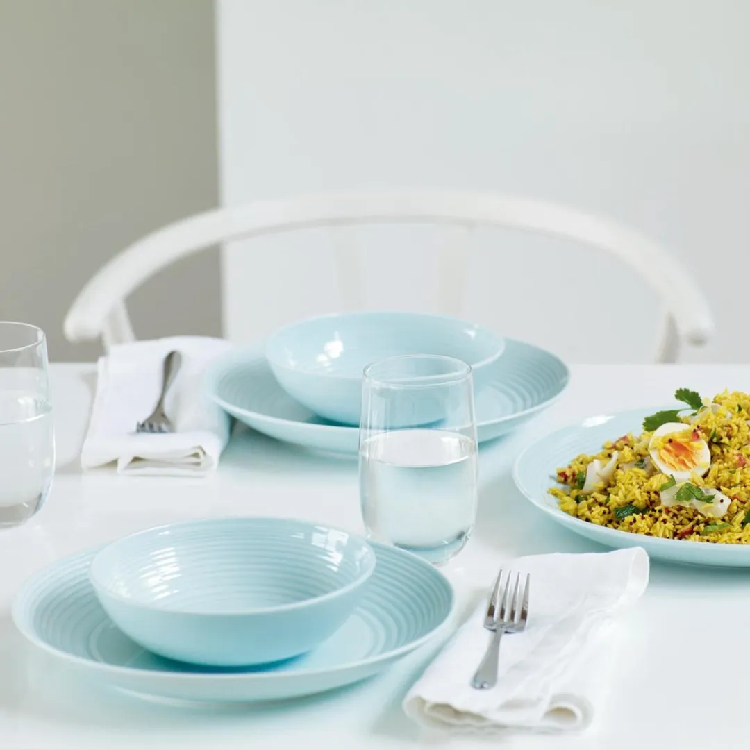 Royal Doulton Maze Gordon Ramsay Serviesset 12-delig - Licht blauw
