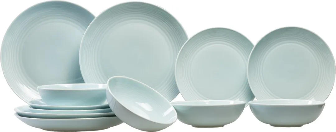 Royal Doulton Maze Gordon Ramsay Serviesset 12-delig - Licht blauw