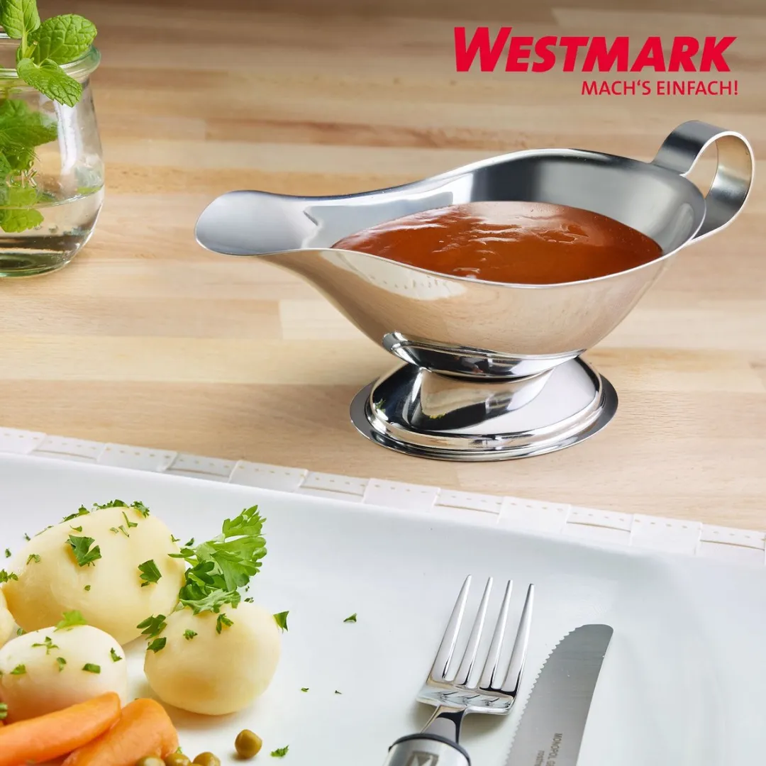 Westmark Saucière 350ml - Roestvrij staal - Druppelvrije tuit