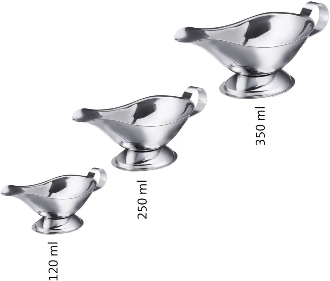 Westmark Saucière 350ml - Roestvrij staal - Druppelvrije tuit