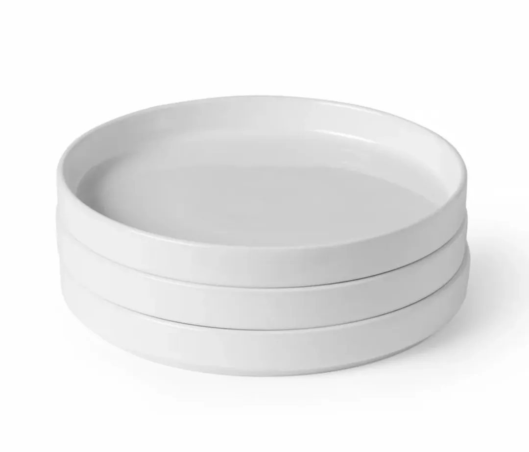 HENDI Bord met hoge rand Ø20cm - Porselein - Wit
