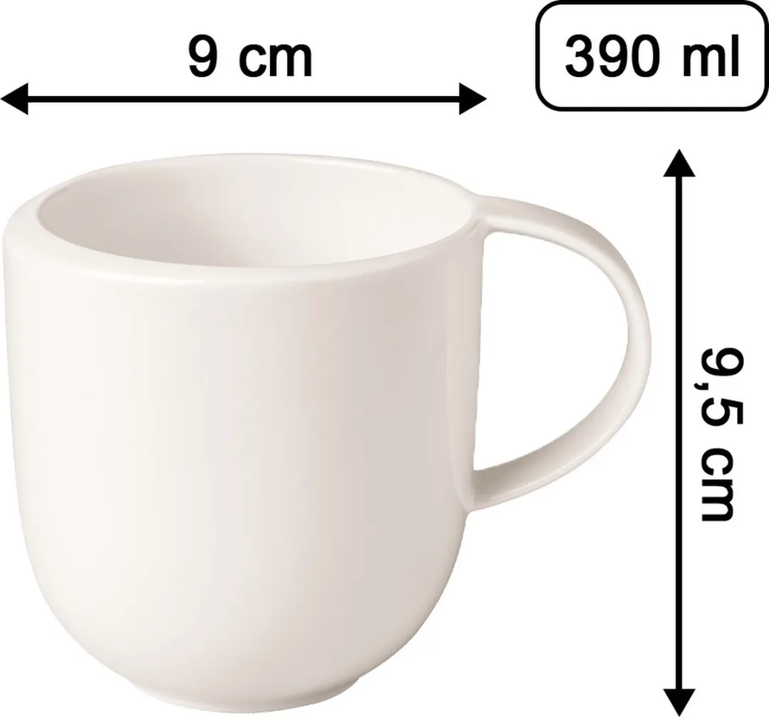 Villeroy & Boch NewMoon Beker Set 6 Stuks - 390ml