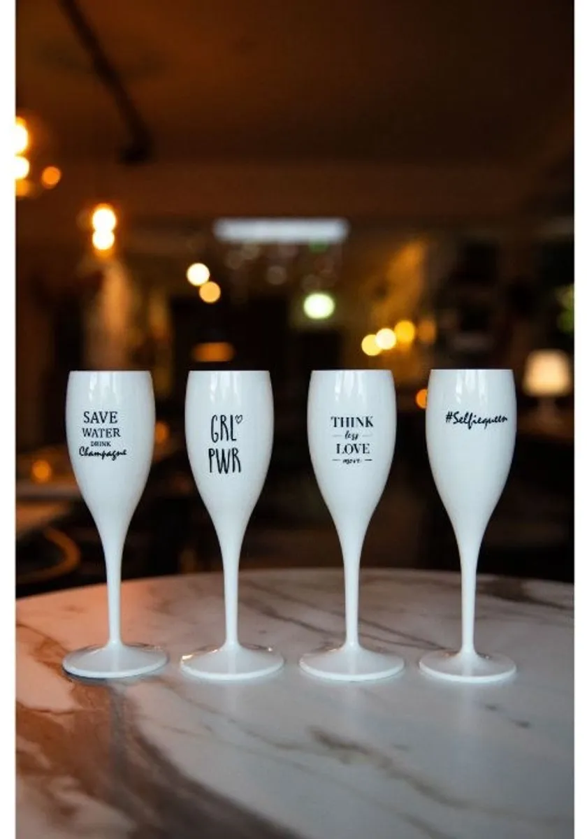 Koziol Champagneglas 'Save Water Drink Champagne' - 0,10L