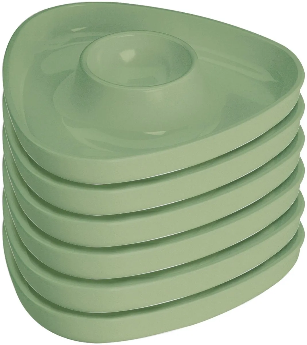 Westmark Tri Eierdopjes 6 Stuks - Mintgroen