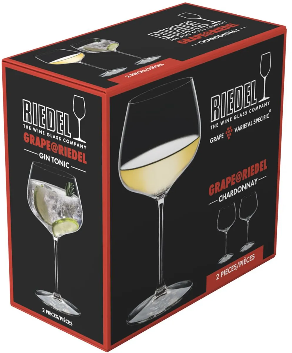 Riedel Grape@Riedel Chardonnay Gin Tonic Set