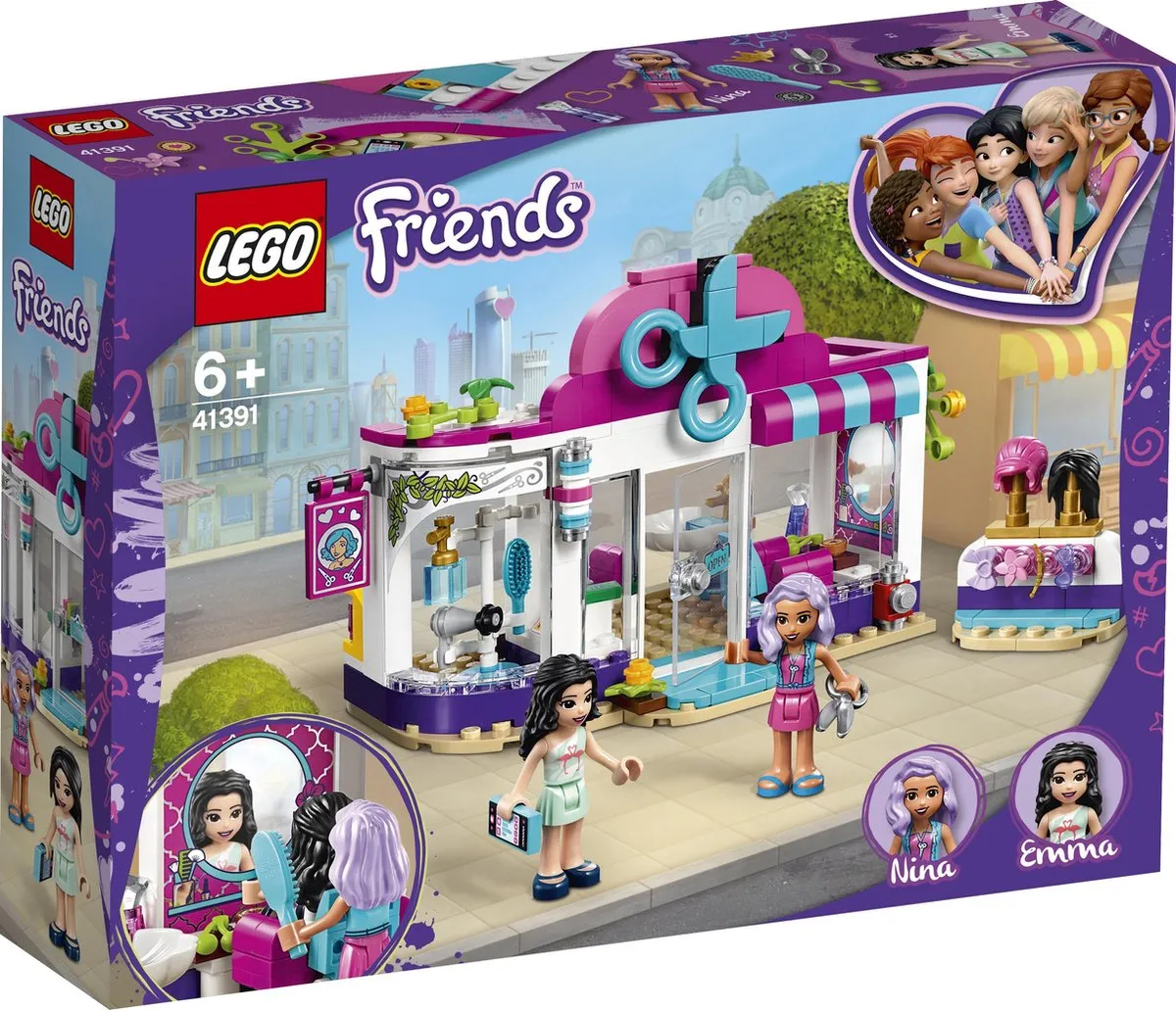 LEGO Friends Kapsalon 41391 - 235 Stukken - Paars - afbeelding 2 van 6