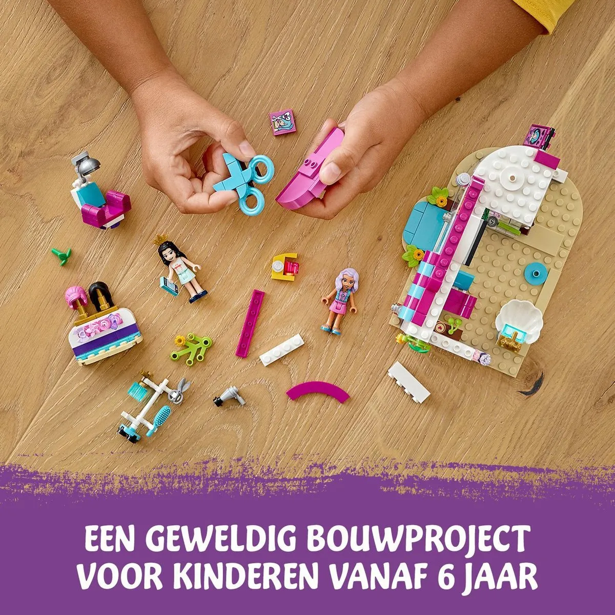 LEGO Friends Kapsalon 41391 - 235 Stukken - Paars - afbeelding 3 van 6