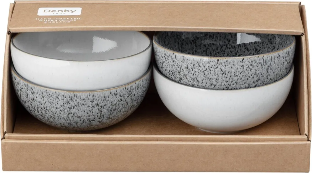 Denby Studio Grey Rijstkom Set 4x480ml