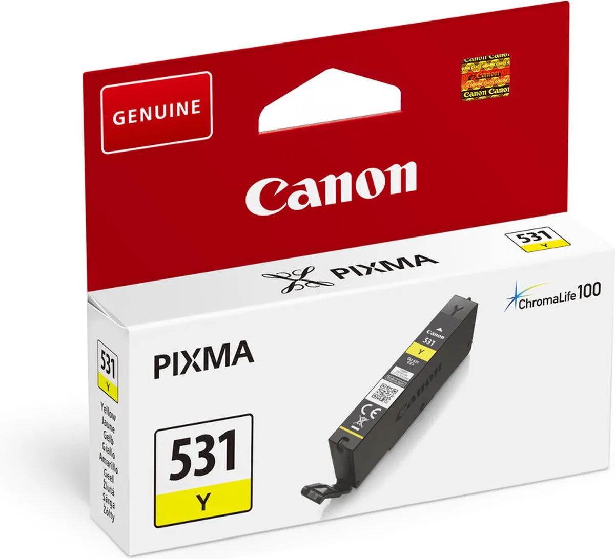 Canon CLI-531 Inktcartridge Geel - 515 pagina's