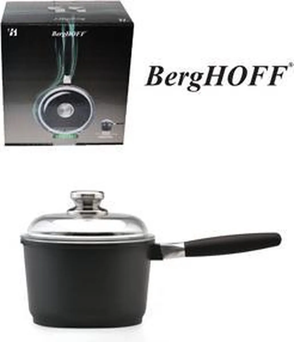 BergHOFF Essentials Scala Steelpan 16cm - Zwart - afbeelding 5 van 6