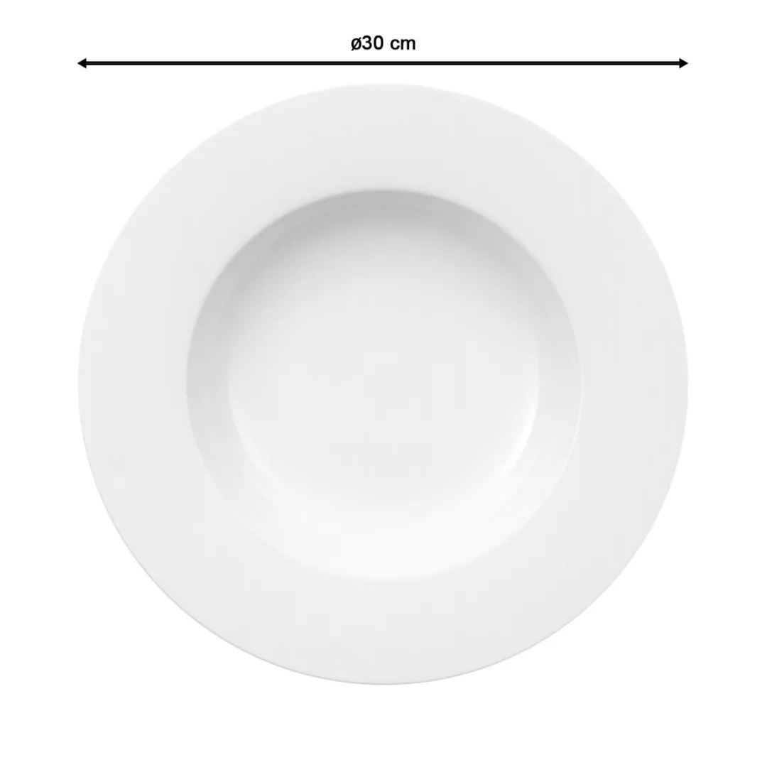 Villeroy & Boch Royal Pastateller Ø30cm - Wit - 6 Stuks