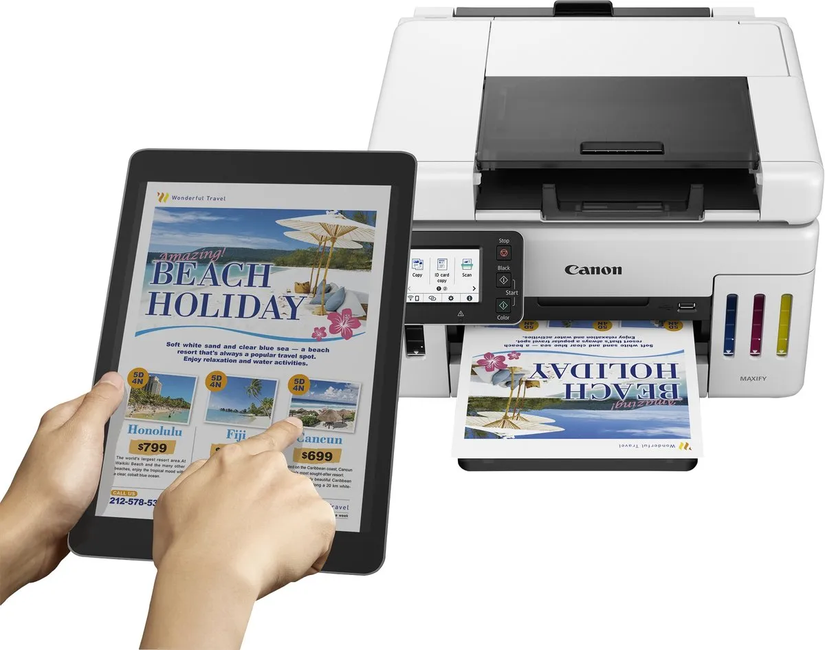 Canon MAXIFY GX6550 Mega Tank Printer - 4 Kleuren - 350 Vel