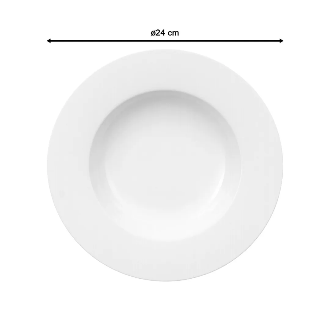 Villeroy & Boch Royal Suppenteller Ø24cm - Wit - Set van 6 - afbeelding 3 van 6