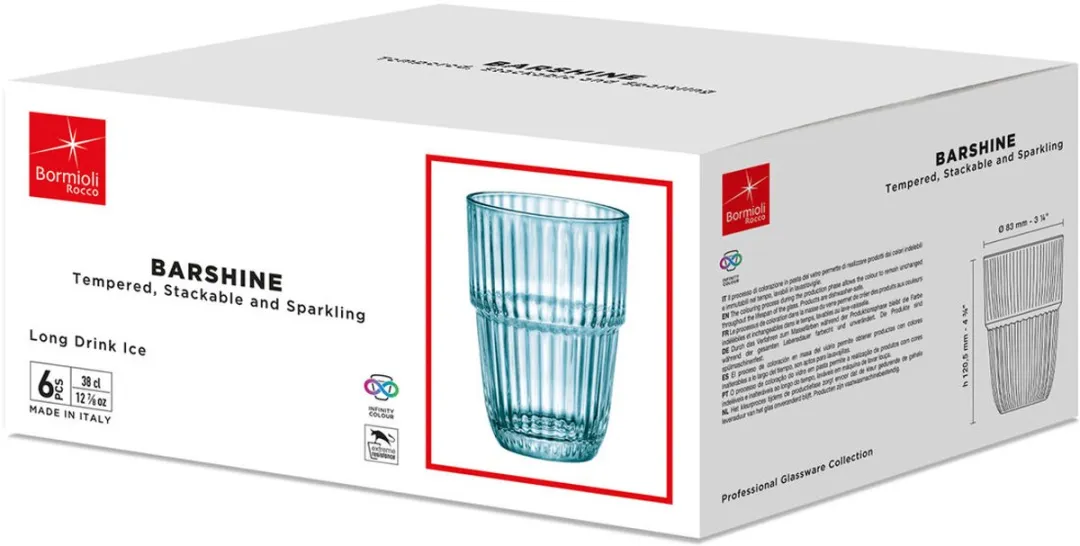 Bormioli Rocco Barshine Waterglas 380ml - 6 Stuks