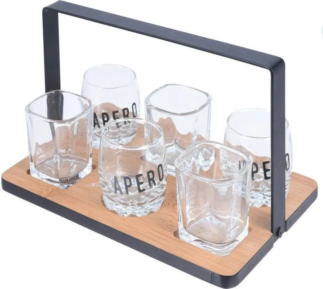 Excellent Houseware Amuseset 7-delig 210000500 - Hout