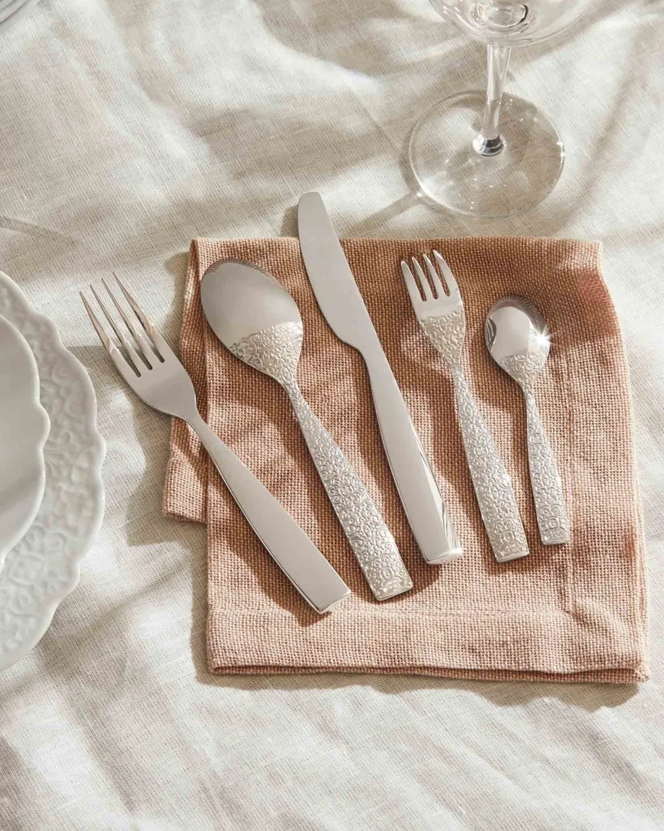 Alessi Dessertlepel Dressed MW03/4 - Zilver
