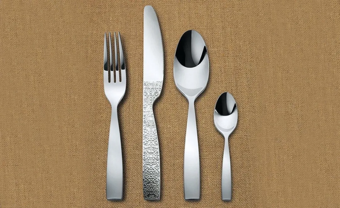 Alessi Dessertlepel Dressed MW03/4 - Zilver