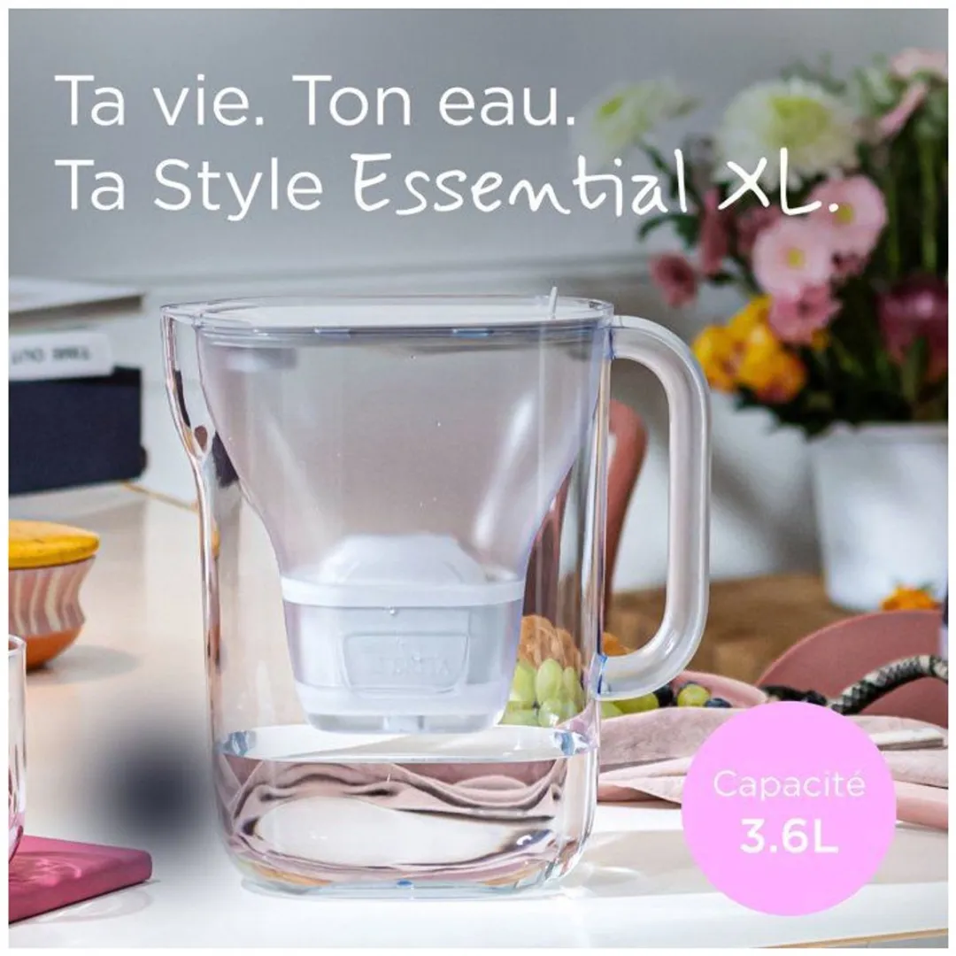 BRITA Essential XL Waterfilterkan 3,6L - MAXTRA PRO PURE PERFORMance
