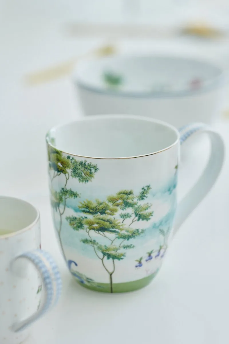 Pip Studio Jolie Mokken Theemok - 6 Stuks 450ml - Wit