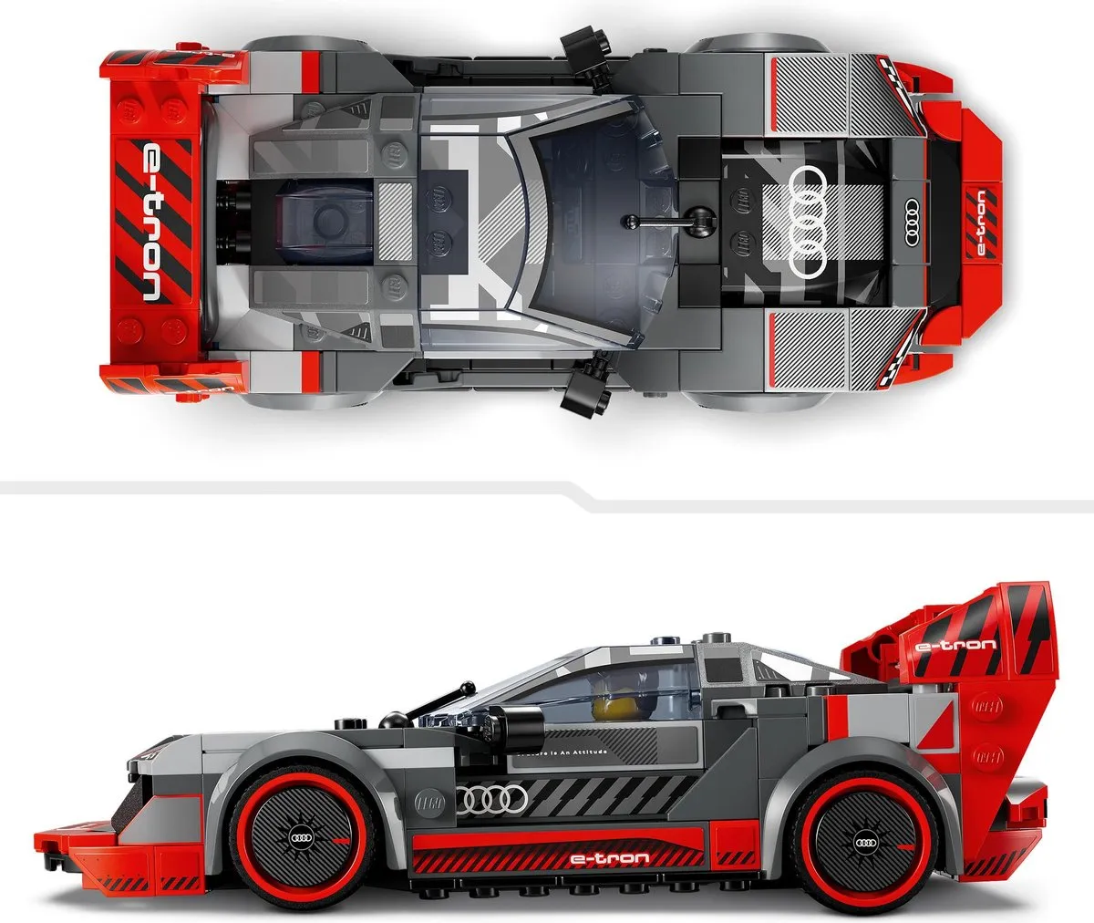 LEGO Speed Champions Audi S1 e-tron 76921 - 274 Stukken - Meerkleurig