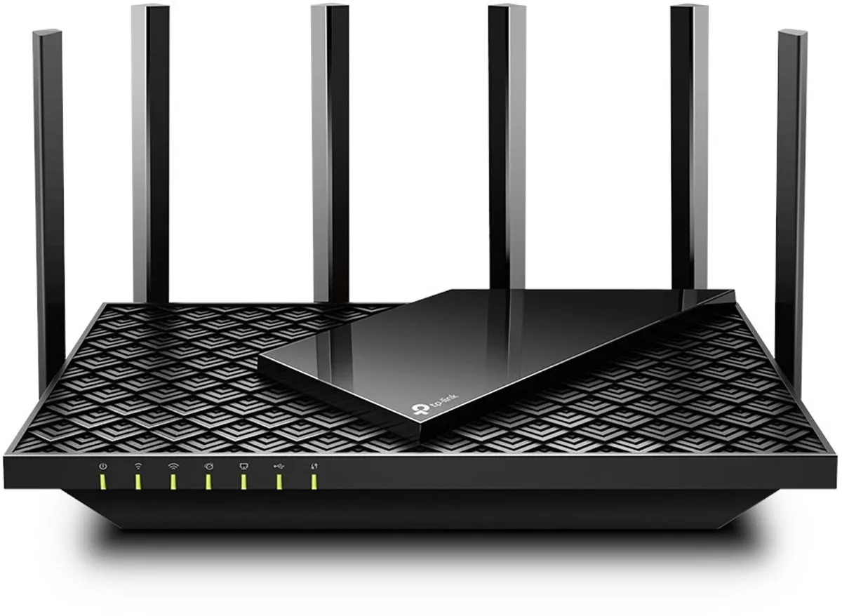 TP-Link Archer AX72 Draadloze Router - Dual-band Zwart