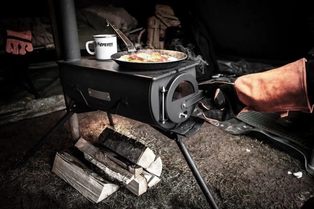 Petromax Houtkachel Loki - 1 Brander - Zwart
