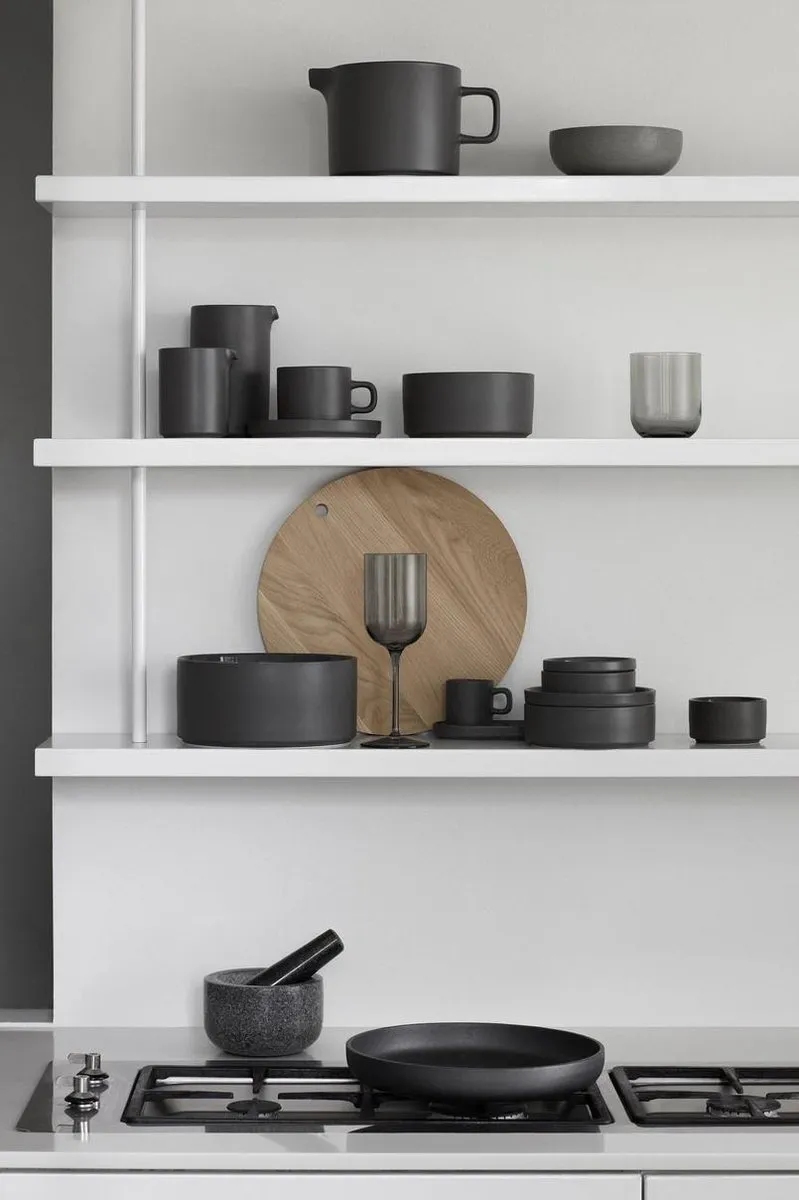 Blomus Pilar Kom/Schaal 8,5cm - Set van 4 - Pewter