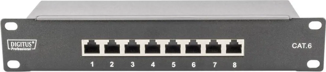 Digitus DN-91608S Patchpanel 8 Poorten Cat 6