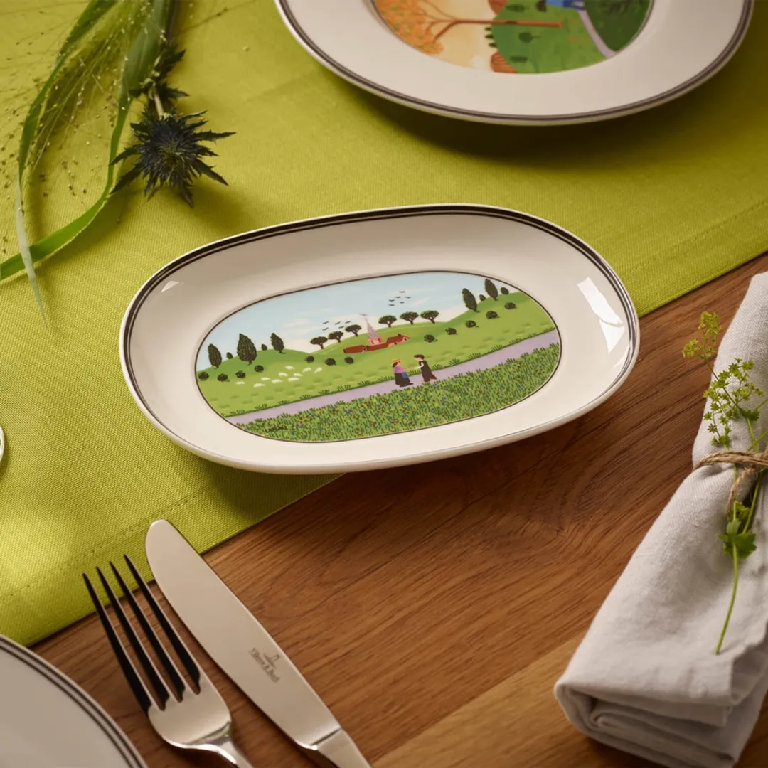 Villeroy & Boch Design Naif Beilagenschale 20x14cm - Gekleurd