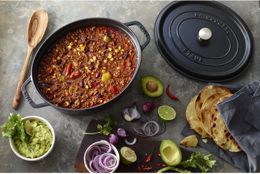 Staub Braadpan Ovaal 27cm - 3.2L - Zwart - afbeelding 3 van 6