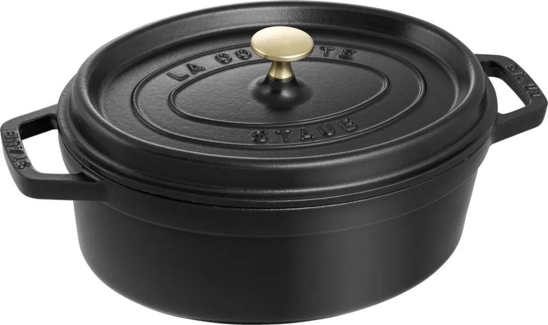 Staub Braadpan Ovaal 27cm - 3.2L - Zwart - afbeelding 4 van 6