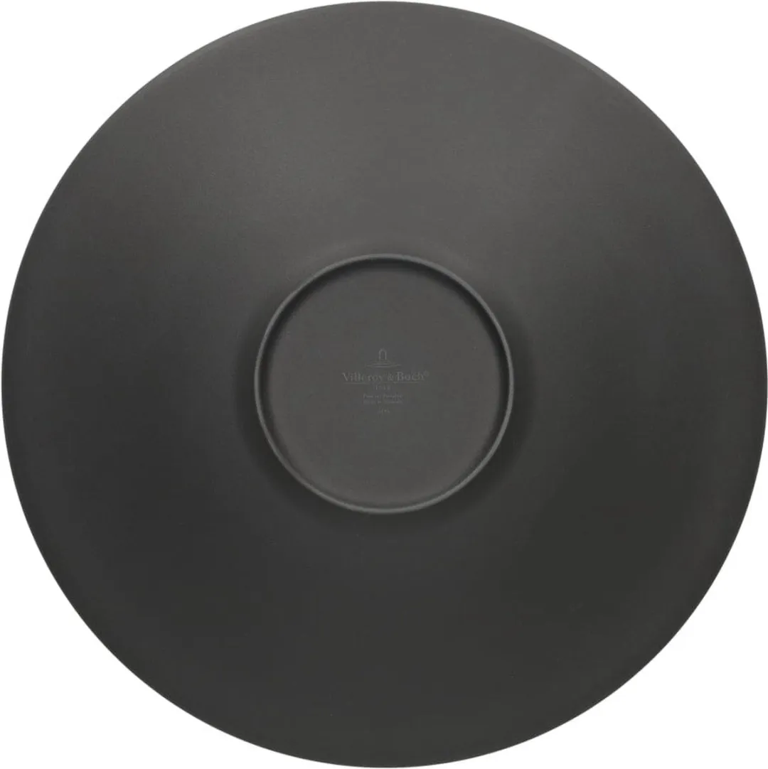 Villeroy & Boch Manufacture Rock Diepe Bord - 28,5cm - 6 Stuks - Zwart