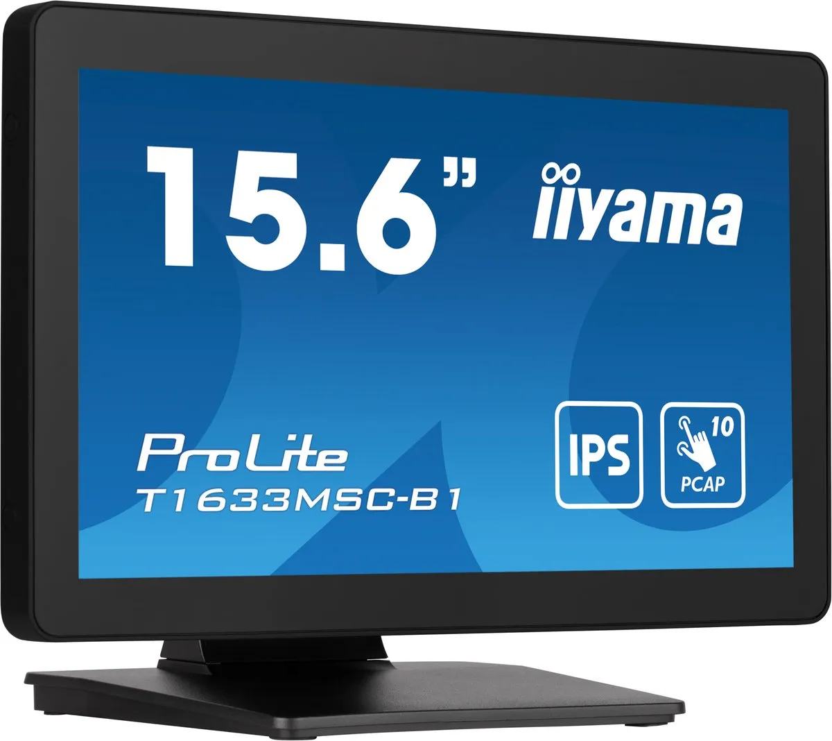 iiyama T1633MSC-B1 Touchscreen Monitor 15.6" - 1920x1080 - Zwart